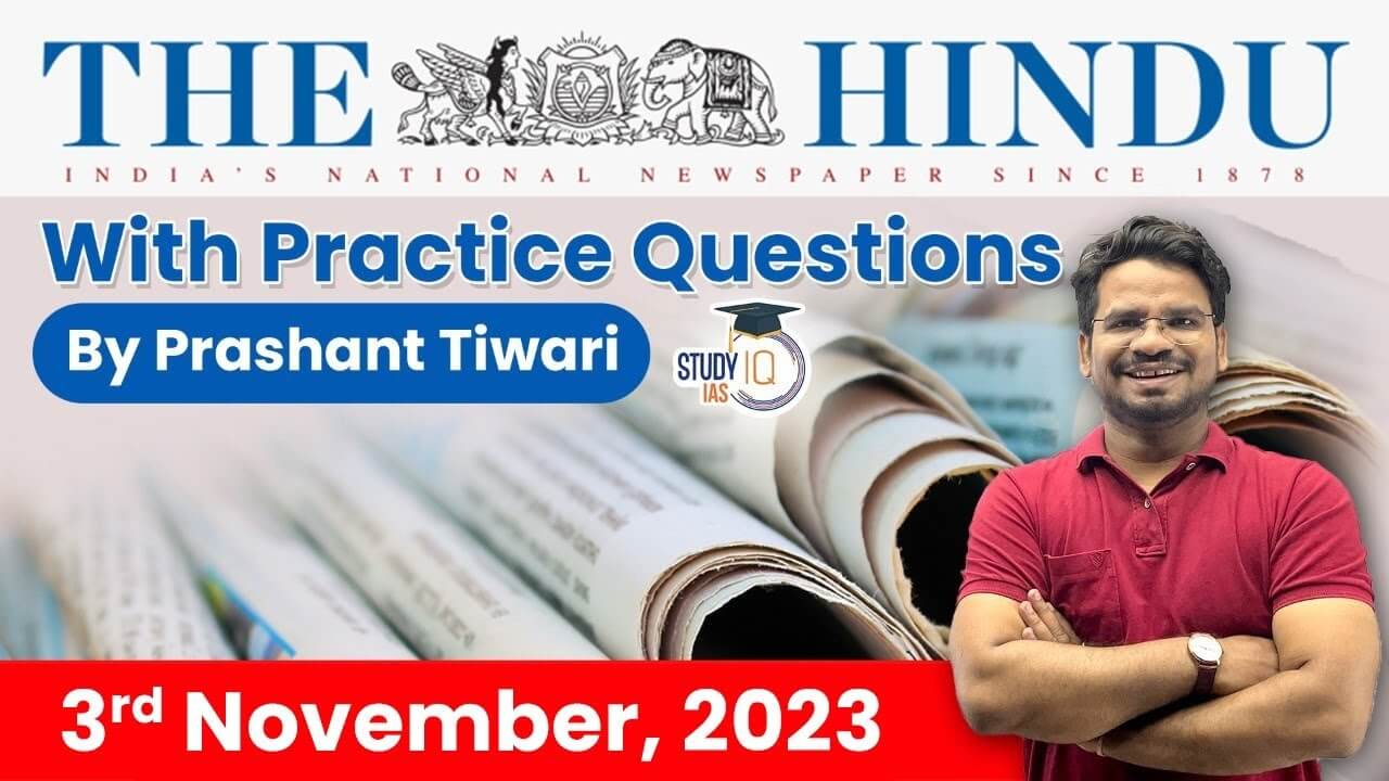 the hindu analysis 03 november 2023