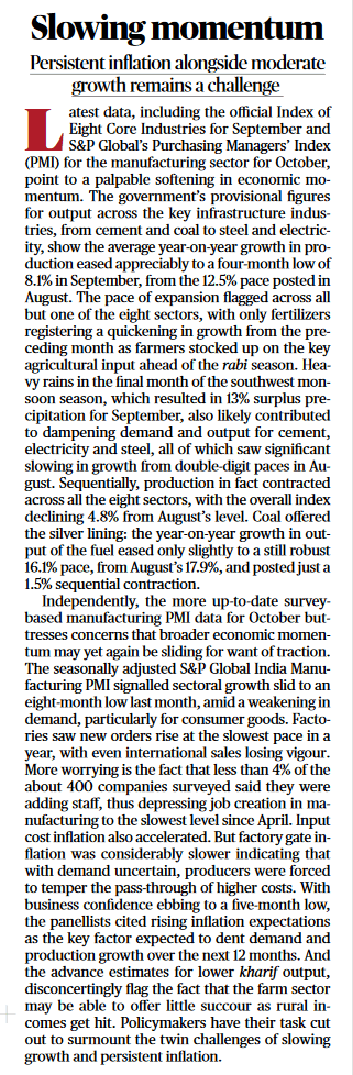 Slowing momentum - Page No.8, GS 3