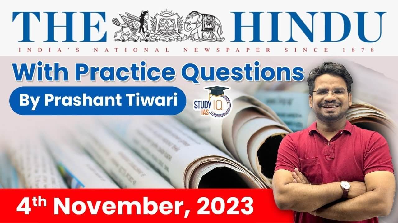 the hindu analysis 04 november 2023