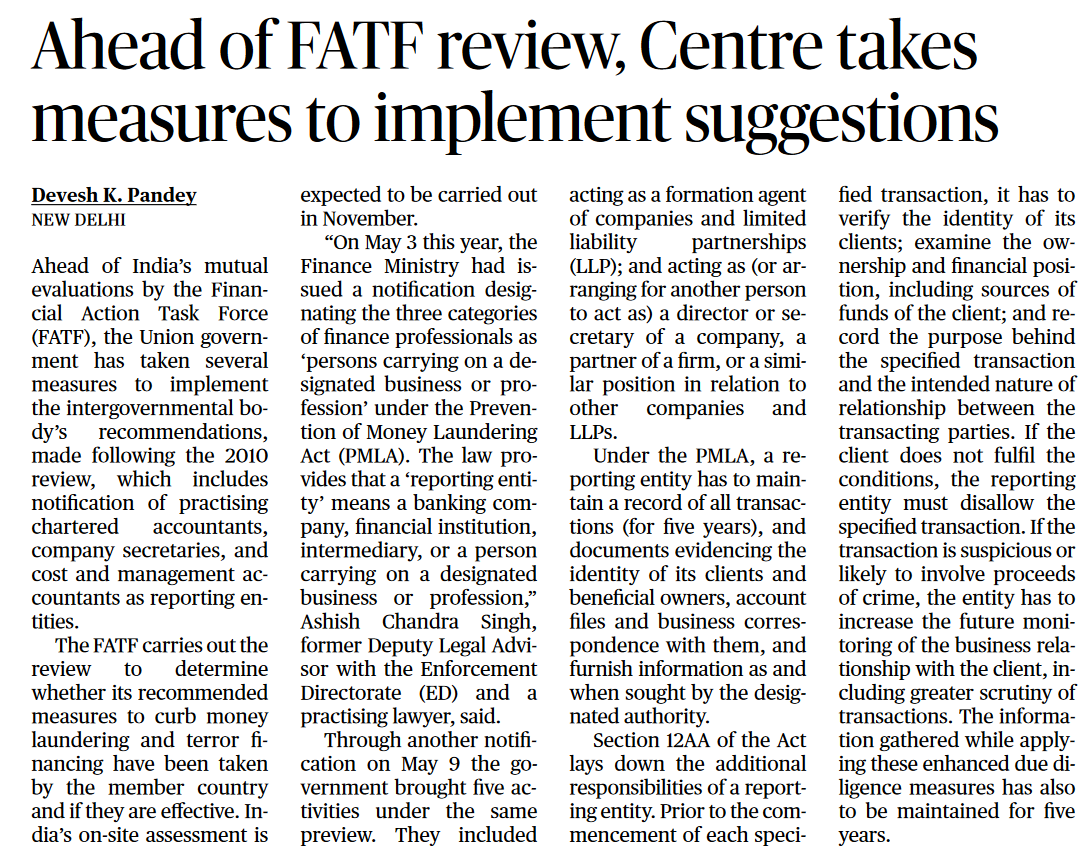 FATF - Page No. 12, GS 2