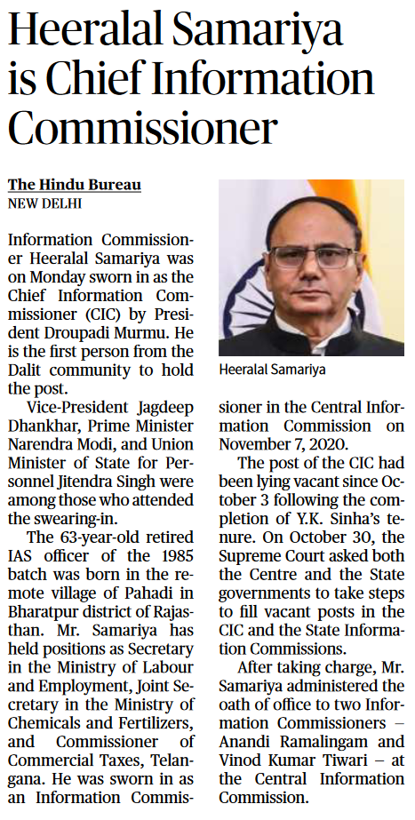 Chief Information Commissioner - Page No.12, GS 2