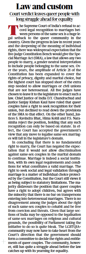 Law and custom - Page No.8 , GS 2 