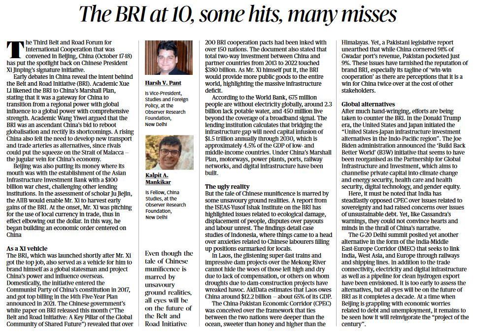 The BRI at 10, some hits, many misses - Page No.6, GS 2 