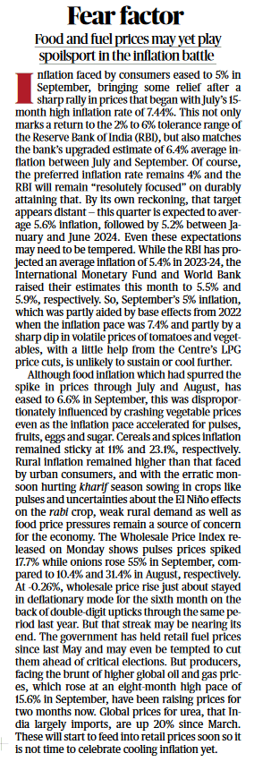 Fear factor - Page No.6 , GS 3